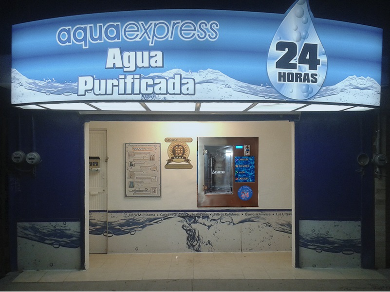 despachador automático de agua